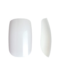 Thumbnail for KISS Full-Cover Nails, Press On Nails, Nail glue included, 'Short Square', Clear, Short Size, Squoval Shape, Includes 100 Nails, 3g Glue
