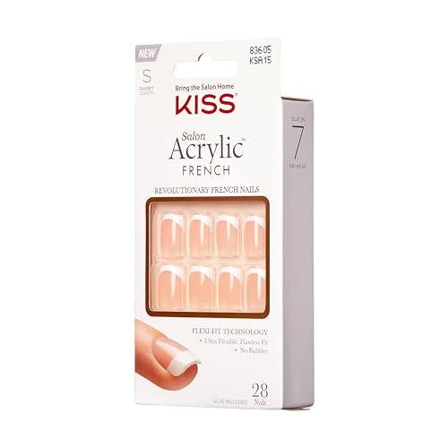Kiss Salon Acrylic Press On Nails, gel nail wraps – long – CrazyGels