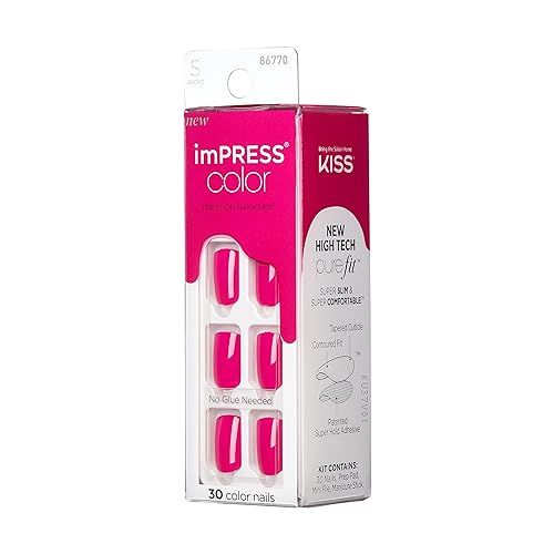 Kiss Impress Color Press On Nails gel nail wraps – long – CrazyGels