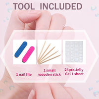 Thumbnail for MAGLFELL 10PCS Handmade Nails Press On Nails Almond Art False Nails Women's Nails Kit 3d Press on nails,Small Size | Premium Nail Wraps