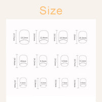 Thumbnail for White French Tip Press On Nails gel nail wraps – french white – CrazyGels