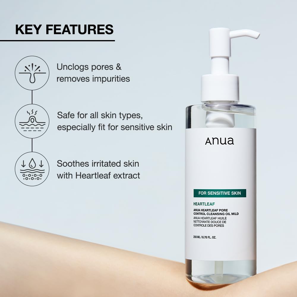 ANUA Gentle Double Cleanser Duo bottle and tube image