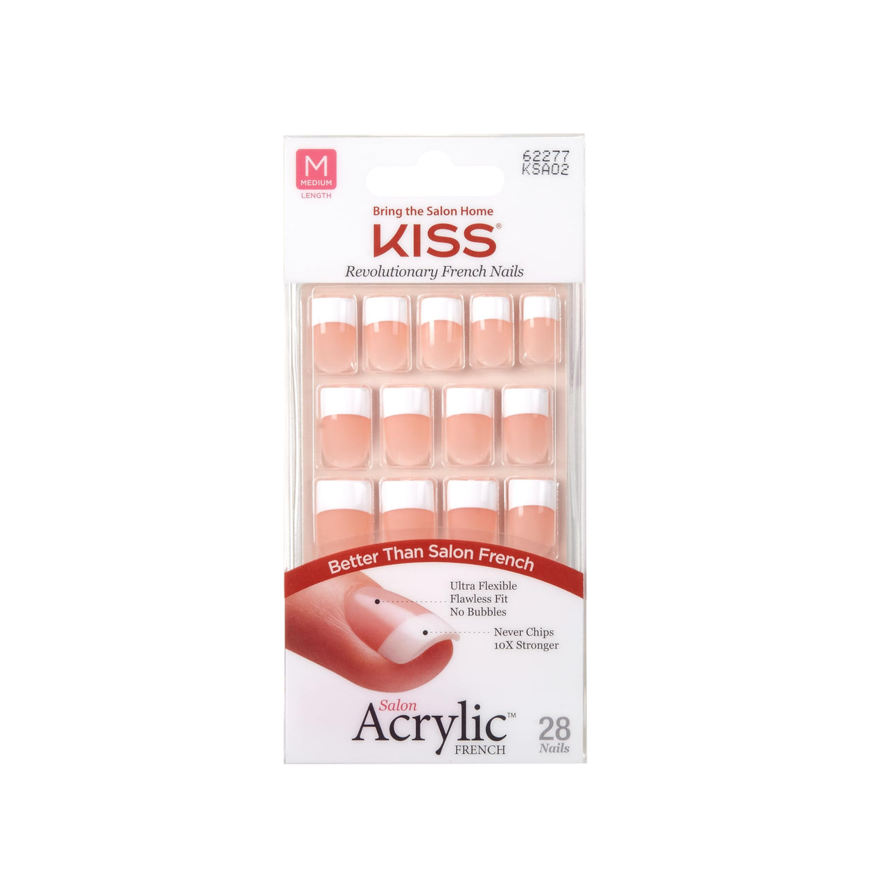 Kiss Salon Acrylic Press On Nails, gel nail wraps – long – CrazyGels