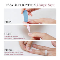 Thumbnail for Glamnetic Press On Nails - Fiery Red | Opaque Bright Red Short Almond Fake Nails, Reusable | 15 Sizes - 30 Nail Kit