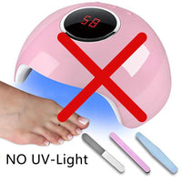 Thumbnail for VOTACOS Nail Polish Strips for Toes, No UV Needed, Toe Nails Stickers White Flower French Toenail Gel Nail Strips Pedicure Full Nails Wraps for Women with 1 Wooden Stick, 1 Nail File & 2 Prep Pad
