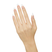 Thumbnail for Kiss Salon Acrylic French Nail Manicure gel nail wraps – french long – CrazyGels