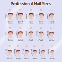 Thumbnail for Misssix French Gel Nail Tips, 160pcs gel nail wraps – french long – CrazyGels