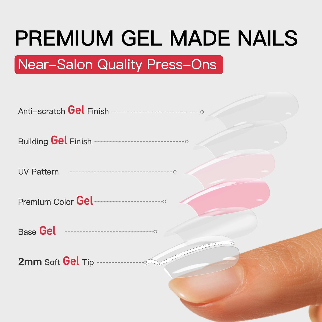 Curvlife 30pcs Short Press On Nails, Shining Stick on Fake Nails Design Glossy Acrylic Nails Tips Glue on Nails For Women False Nail Kit With Nail Glue | Premium Nail Wraps