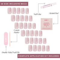 Thumbnail for Glamnetic Press On Nails Pinky Promise gel nail wraps – pink long – CrazyGels