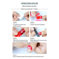 Thumbnail for 14 Sheets Spring Nail Nail Wraps Nail Nail Wraps Semi Cured Gel Strips Supplies Flowers Decals With File Full Wrap Polish Nail Nail Wraps for Women Girls DIY Decorations