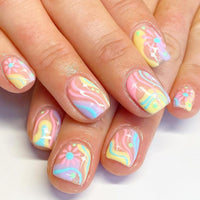 Thumbnail for 6 Packs (144 Pcs) Press On gel nail wraps – long – CrazyGels