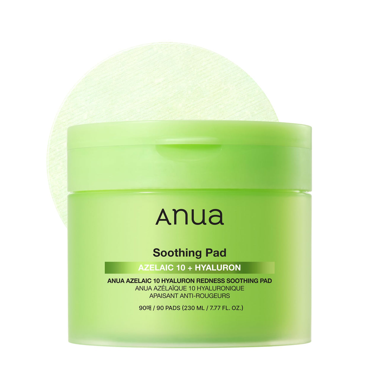 Anua Azelaic 10 Hyaluron Redness Soothing Toner Pads