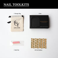 Thumbnail for Handmade Press On Nails Short Nails Press On Colorful Press On Nails 3D Nails Press On Nails Acrylic 3D Nails Stick On Nails For Women Square Fake Nails Woman Gifts, COOLYOUNG Nails, 10 PCS, Size S