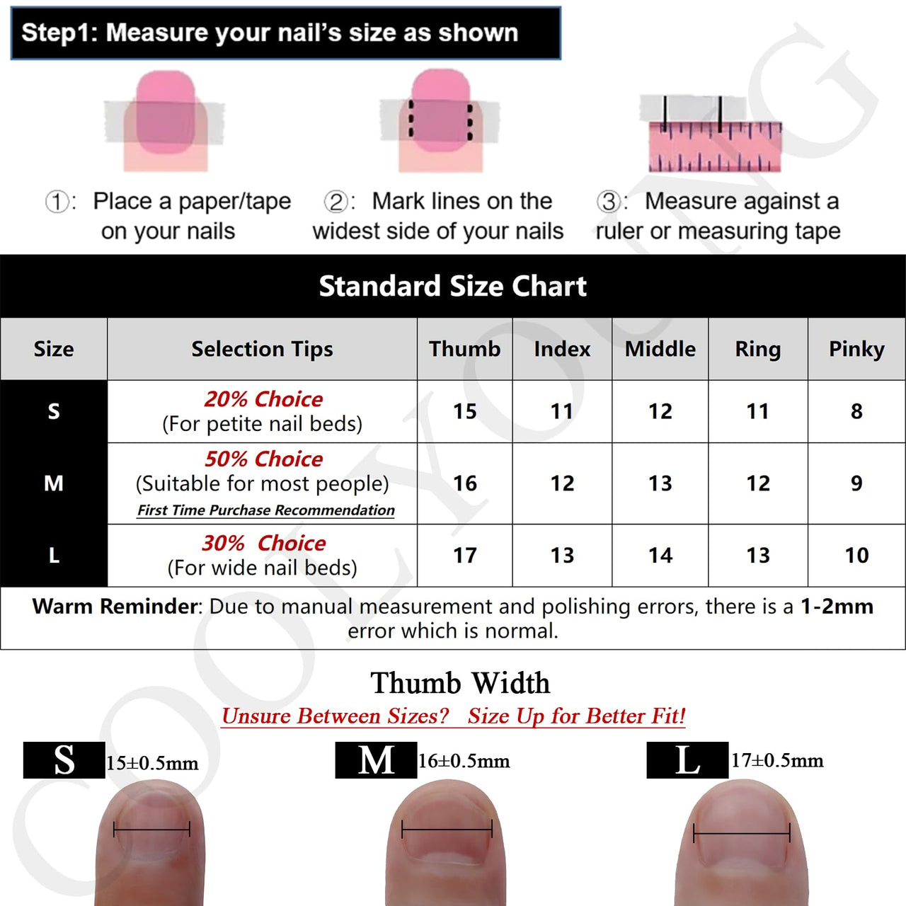 Handmade Press On Nails Short Nails Press On Colorful Press On Nails 3D Nails Press On Nails Acrylic 3D Nails Stick On Nails For Women Square Fake Nails Woman Gifts, COOLYOUNG Nails, 10 PCS, Size S