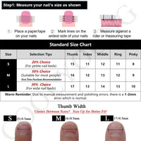 Thumbnail for Handmade Press On Nails Short Nails Press On Colorful Press On Nails 3D Nails Press On Nails Acrylic 3D Nails Stick On Nails For Women Square Fake Nails Woman Gifts, COOLYOUNG Nails, 10 PCS, Size S