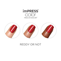 Thumbnail for Kiss Impress Color Polish Free Solid gel nail wraps – long – CrazyGels