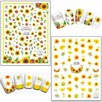Thumbnail for Floral & Butterfly Nail Nail Nail Wraps – 20 Sheets, Colorful Flower & Butterfly Designs
