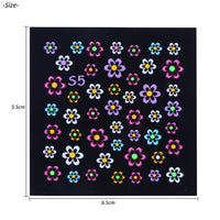 Thumbnail for 30 Sheets White Nail Nail Nail Wraps and 24 Sheets Fluorescent Nail Nail Nail Wraps