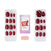 Thumbnail for Kiss Impress No Glue Mani Press gel nail wraps – long – CrazyGels