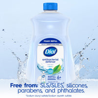 Thumbnail for Dial Antibacterial Foaming Hand Soap Refill, Spring Water, 52 fl oz