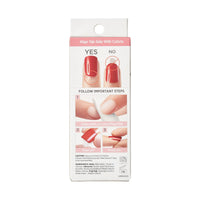 Thumbnail for KISS imPRESS No Glue Mani Press On Nails, Design, 'My Worth', White, Short Size, Squoval Shape, Includes 30 Nails, Prep Pad, Instructions Sheet, 1 Manicure Stick, 1 Mini File | Premium Nail Wraps