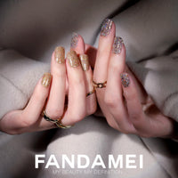 Thumbnail for FANDAMEI Press on Nails, 24 Colors 576PCS Press on Nails Short Square Matte Glossy. Glitter Press on Nails Short Round. Natural Fit Lightweight Fake Nails Natural for Nail Art