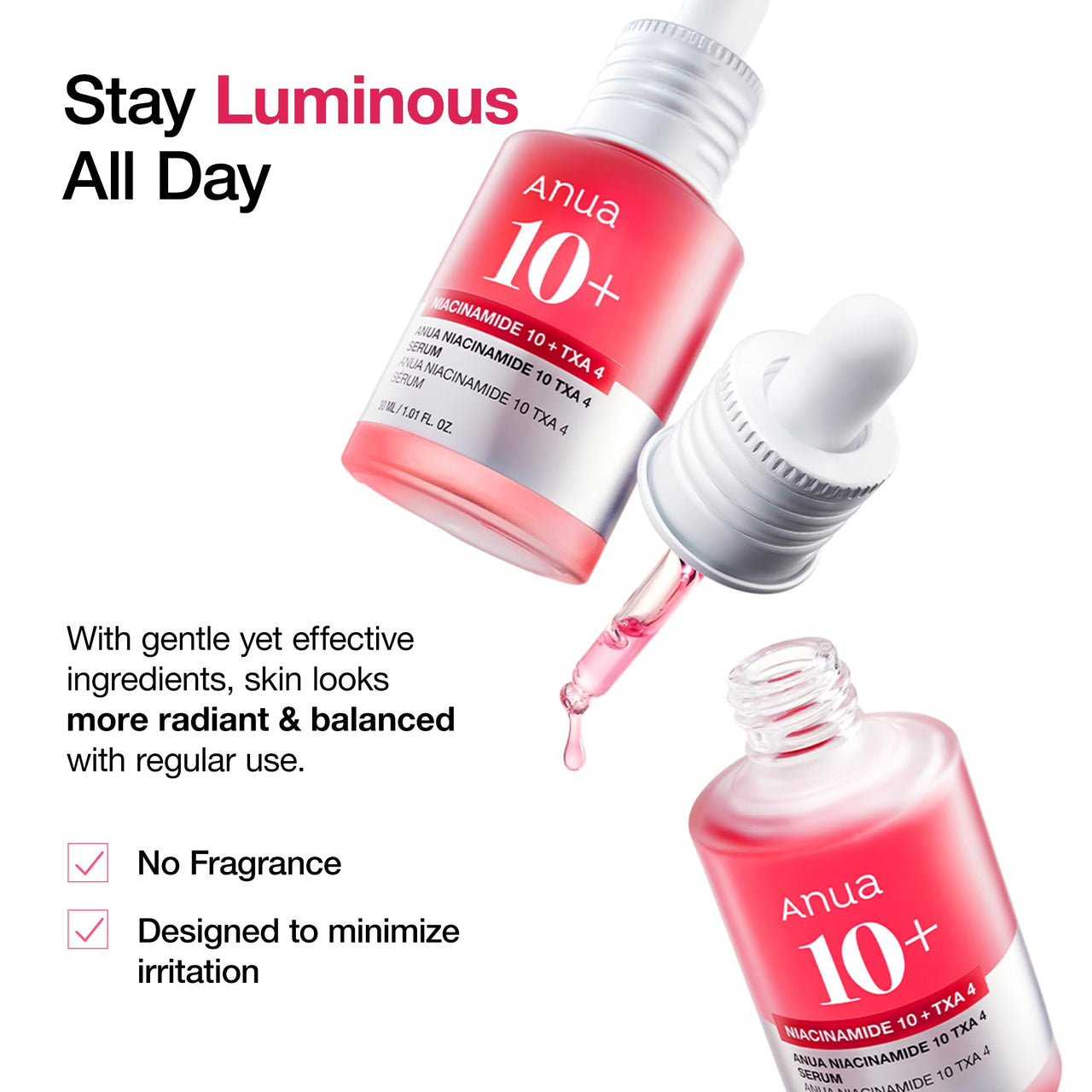 ANUA 2% BHA + 10% Niacinamide Skin Booster Duo ingredient information image