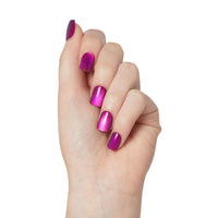 Thumbnail for KISS imPRESS No Glue Mani Press On Nails, Color FX, 'Levels', Dark Pink, Short Size, Squoval Shape, Includes 30 Nails, Prep Pad, Instructions Sheet, 1 Manicure Stick, 1 Mini File