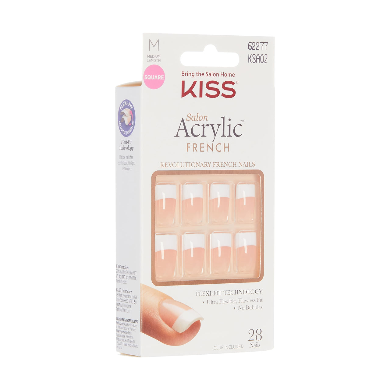 Kiss Salon Acrylic Press On Nails, gel nail wraps – long – CrazyGels