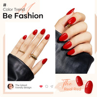 Thumbnail for Modelones Short Press On Nails, 32pcs gel nail wraps – short long – CrazyGels
