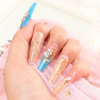 Thumbnail for 30 Sheets Gold Nail Nail Nail Wraps and 12 Sheets Gold Nail Nail Nail Wraps