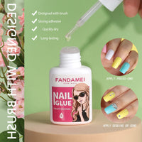 Thumbnail for FANDAMEI 24 Colors Press on Nails Square, 24 Packs 576PCS Press on Nails Medium Glossy, Lightweight Natural Fake Nails Full Cover, False Nails with Glue, Short Square Acrylic Press on Nails