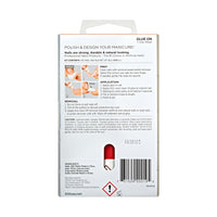 Thumbnail for KISS Full-Cover Nails, Press On Nails, Nail glue included, 'Short Square', Clear, Short Size, Squoval Shape, Includes 100 Nails, 3g Glue
