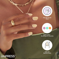 Thumbnail for Kiss Impress Color Polish Free Solid gel nail wraps – long – CrazyGels