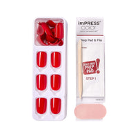 Thumbnail for Kiss Impress Color Polish Free Solid gel nail wraps – long – CrazyGels