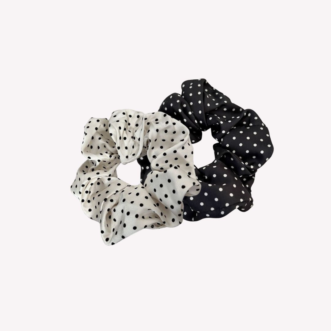 Polka Dot Scrunchie