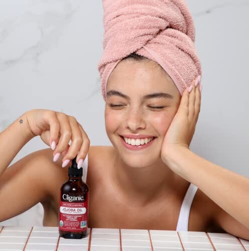 Cliganic Castor Oil 4 OZ Cliganic Organic Jojoba Oil | 100% Pure (4oz)