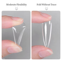 Thumbnail for Crazy Gels Nail Art Press on False Nails Fake Nails Coffin Gel Nails Extension System Full Cover Short Nail Soft Gel Tips Accessories Tool