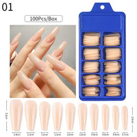 Thumbnail for Crazy Gels Nail Art Press on False Nails Fake Nails Coffin Gel Nails Extension System Full Cover Short Nail Soft Gel Tips Accessories Tool
