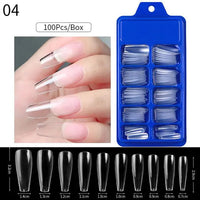 Thumbnail for Crazy Gels Nail Art Press on False Nails Fake Nails Coffin Gel Nails Extension System Full Cover Short Nail Soft Gel Tips Accessories Tool