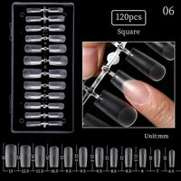 Thumbnail for Crazy Gels Nail Art Press on False Nails Fake Nails Coffin Gel Nails Extension System Full Cover Short Nail Soft Gel Tips Accessories Tool