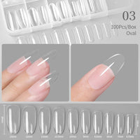 Thumbnail for Crazy Gels Nail Art Press on False Nails Fake Nails Coffin Gel Nails Extension System Full Cover Short Nail Soft Gel Tips Accessories Tool