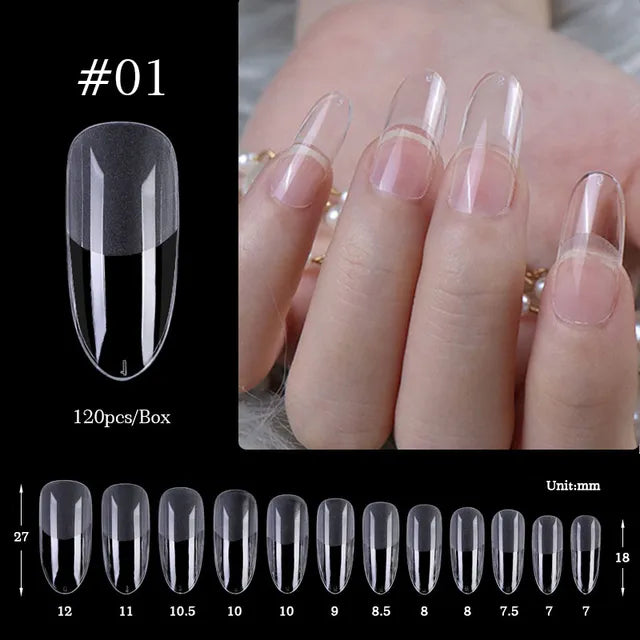 Crazy Gels Square A04 Nail Art Press on False Nails Fake Nails Coffin Gel Nails Extension System Full Cover Short Nail Soft Gel Tips Accessories Tool
