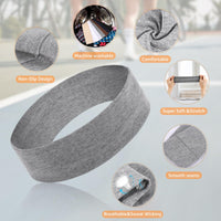 Thumbnail for DiyJibb Black Headbands for Women Non Slip - 7PCS
