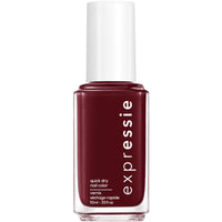 Thumbnail for essie Essie expressie, Quick-Dry Nail Polish, 8-Free Vegan, Deep Burgundy, Not So Low-key, 0.33 fl oz