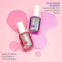 Thumbnail for essie essie Nail Care, 8-Free Vegan, Hard To Resist Nail Strengthener, Glow and Shine, pink tint, 0.46 fl oz