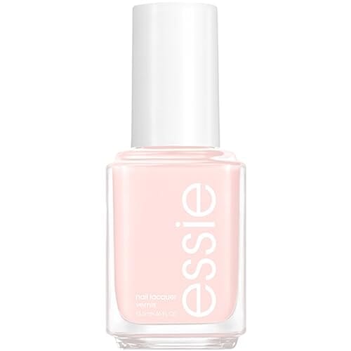 essie essie Salon-Quality Nail Polish, 8-Free Vegan, Sheer Pale Pink, Ballet Slippers, 0.46 fl oz