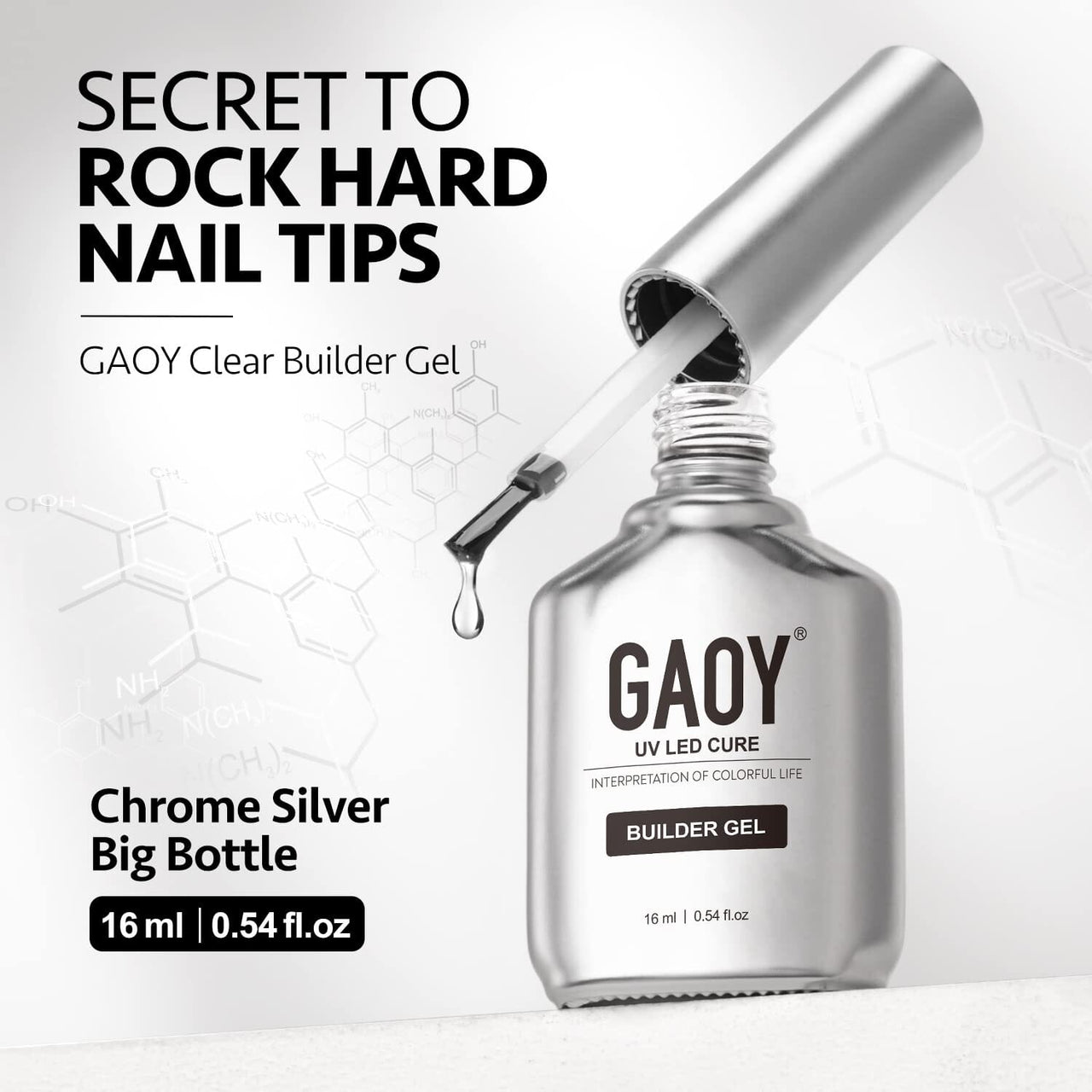 GAOY GAOY Clear Builder Gel, 16ml