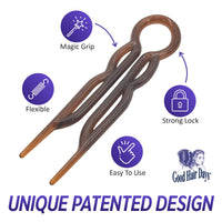 Thumbnail for Good Hair Days Magic Grip Hair Pins - Good Hair Days | 10 Pc