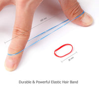Thumbnail for HOYOLS HOYOLS Baby Hair Ties Hair Rubber Bands for Toddler Infants Kids Girls Thin Small Hair Elastics TPU 1500 Piece Pack